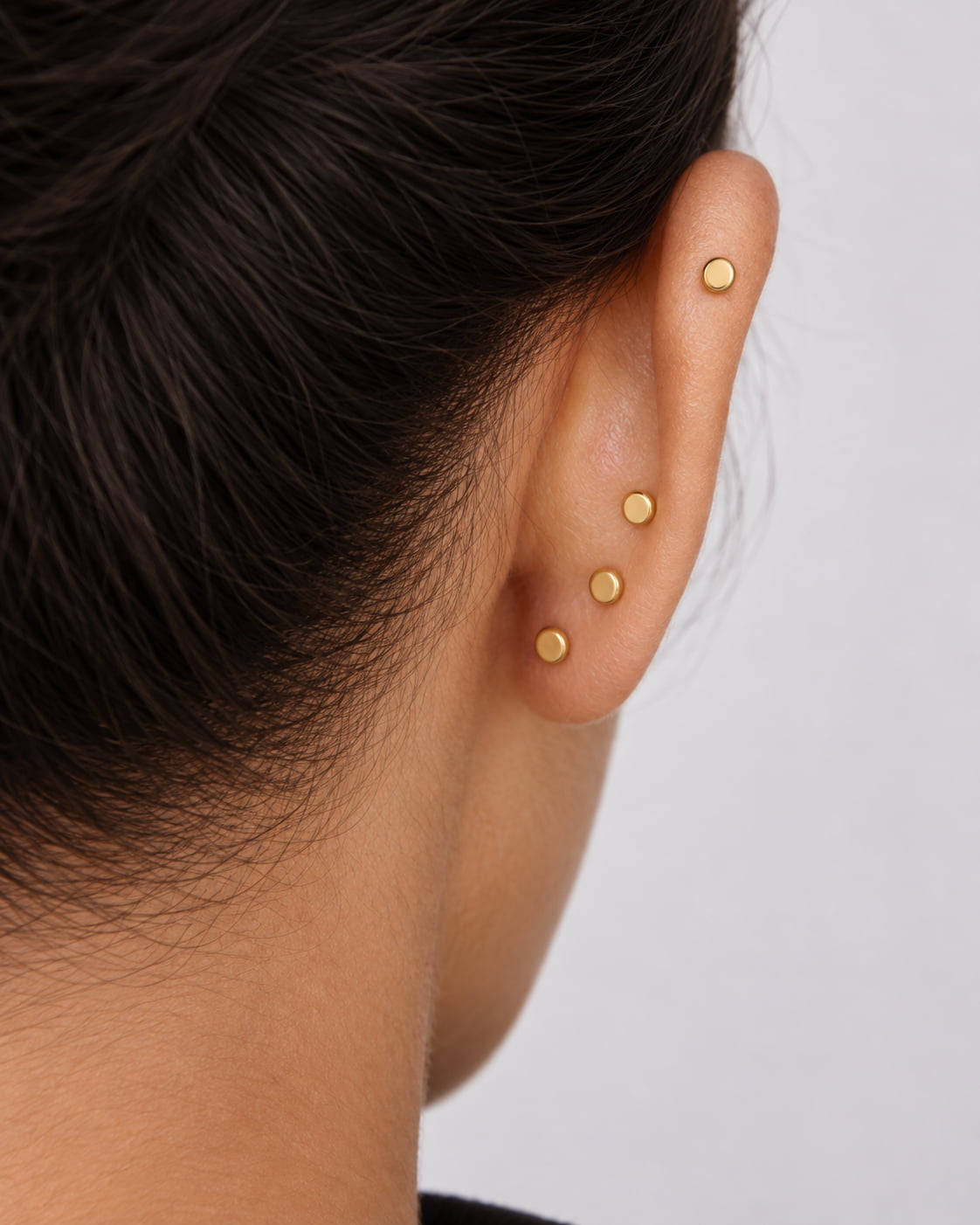Marquise Duo Flat Back Stud