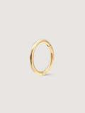 14K Solid Gold Minimalist Hoop Earrings